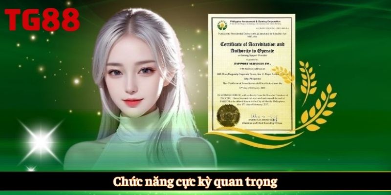 Chức năng cực kỳ quan trọng