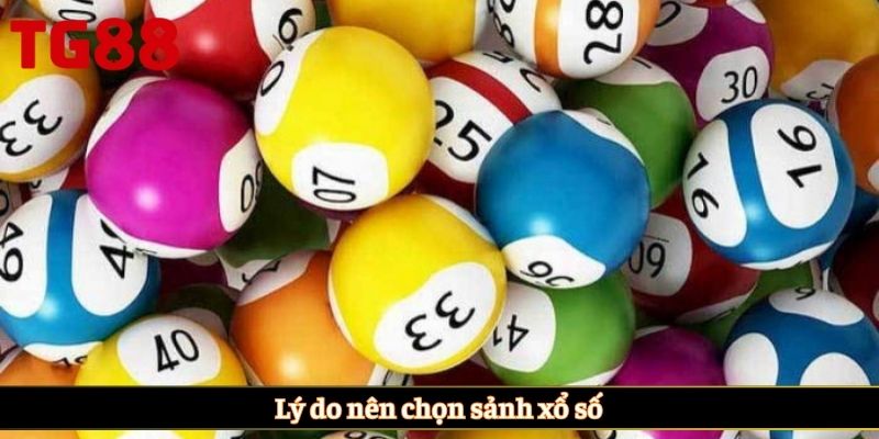 Lý do nên chọn sảnh xổ số